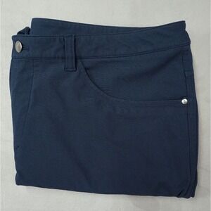 Lululemon ABC Classic Fit Pants Mens 38x27.5 Navy Blue Warpstreme